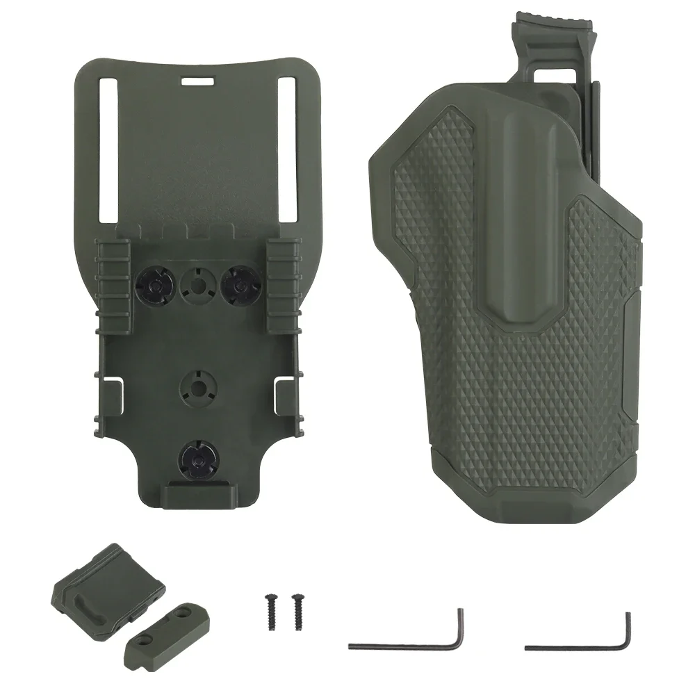 Tactical Common Tactical Patrol Holster GL 17/19 SIG H&K S&W Platform QLS Quick Release Adapter with Drop Leg
Tactical Common Tactical Patrol Holster GL 17/19 SIG H&K S&W Platform QLS Quick Release Adapter with Drop Leg