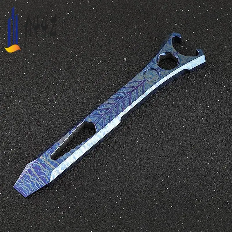 A44Z-Titanium Alloy Pry Bar Multi-Tool Bottle Opener Compact Size EDC Multi-Tool Pry Bar Wrench Screwdriver
A44Z-Titanium Alloy Pry Bar Multi-Tool Bottle Opener Compact Size EDC Multi-Tool Pry Bar Wrench Screwdriver