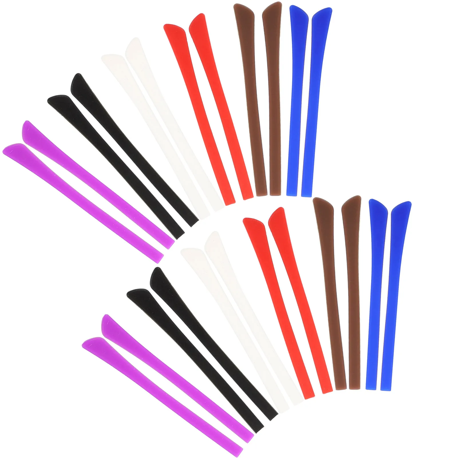 12 Pairs Eyeglass End Tips Silicone Replaceable Grips Non Slip Ear Leg Sleeves For Sports Blue Red Purple Black Coffee Each 2
12 Pairs Eyeglass End Tips Silicone Replaceable Grips Non Slip Ear Leg Sleeves For Sports Blue Red Purple Black Coffee Each 2
