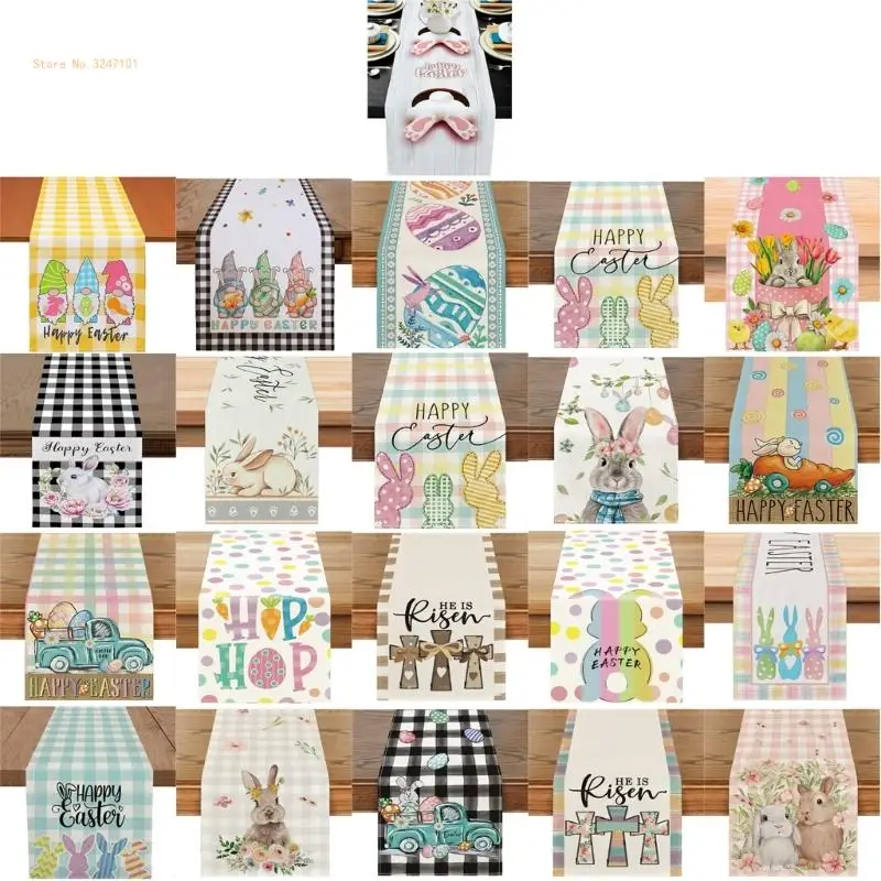 Colorful Holiday Table Runner Easter Eggs Lovely Rabbit Table Runner Table Decor Dropship
Colorful Holiday Table Runner Easter Eggs Lovely Rabbit Table Runner Table Decor Dropship