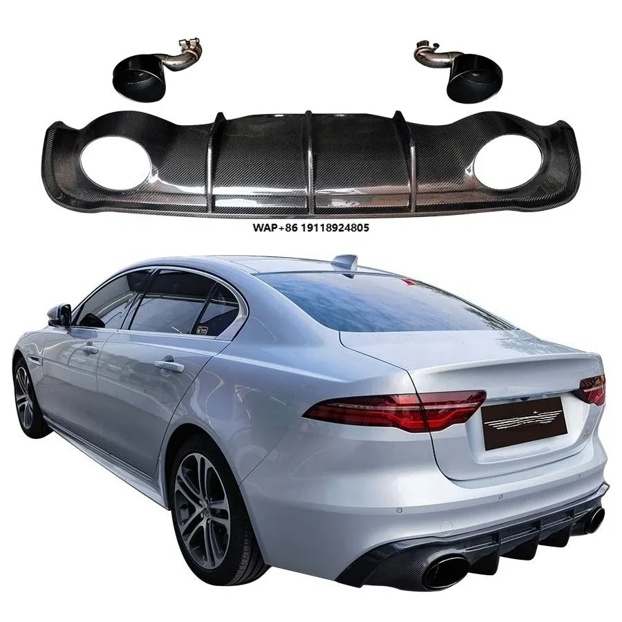RS Style Carbon Fiber Rear Diffuser for XEL New Bumper Lip Splitter Body Kits with Exhaust Cut-Outs
RS Style Carbon Fiber Rear Diffuser for XEL New Bumper Lip Splitter Body Kits with Exhaust Cut-Outs