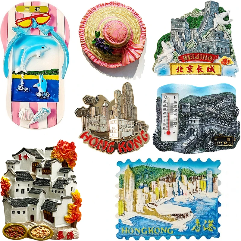 China Fridge Magnets Jiangxi Sanya Beijing Hong Kong Travel Souvenir Landmark 3D Refrigerator Sticker Home Kitchen Decor Gifts
China Fridge Magnets Jiangxi Sanya Beijing Hong Kong Travel Souvenir Landmark 3D Refrigerator Sticker Home Kitchen Decor Gifts