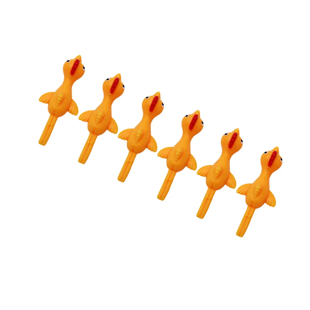 10 Pcs Catapult Chicken Toy Elasticity Toys Spoof Stretchy Funny Chickens Finger
10 Pcs Catapult Chicken Toy Elasticity Toys Spoof Stretchy Funny Chickens Finger
