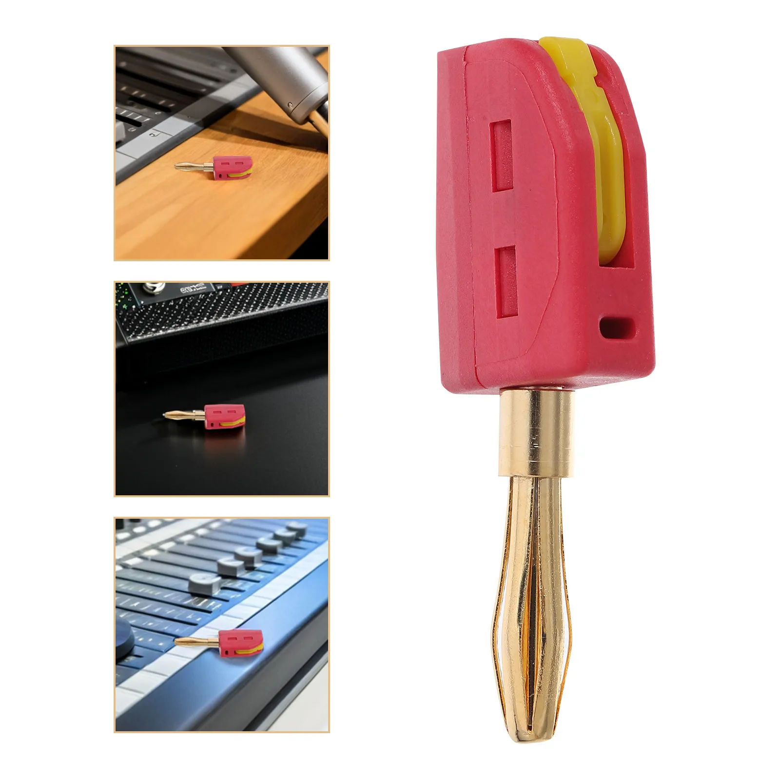 10Pcs 4Mm Gold Plated Banana Plug Set Push Type High Current Speaker Terminal Connector for Subwoofer Sound System DIY Audio
10Pcs 4Mm Gold Plated Banana Plug Set Push Type High Current Speaker Terminal Connector for Subwoofer Sound System DIY Audio
