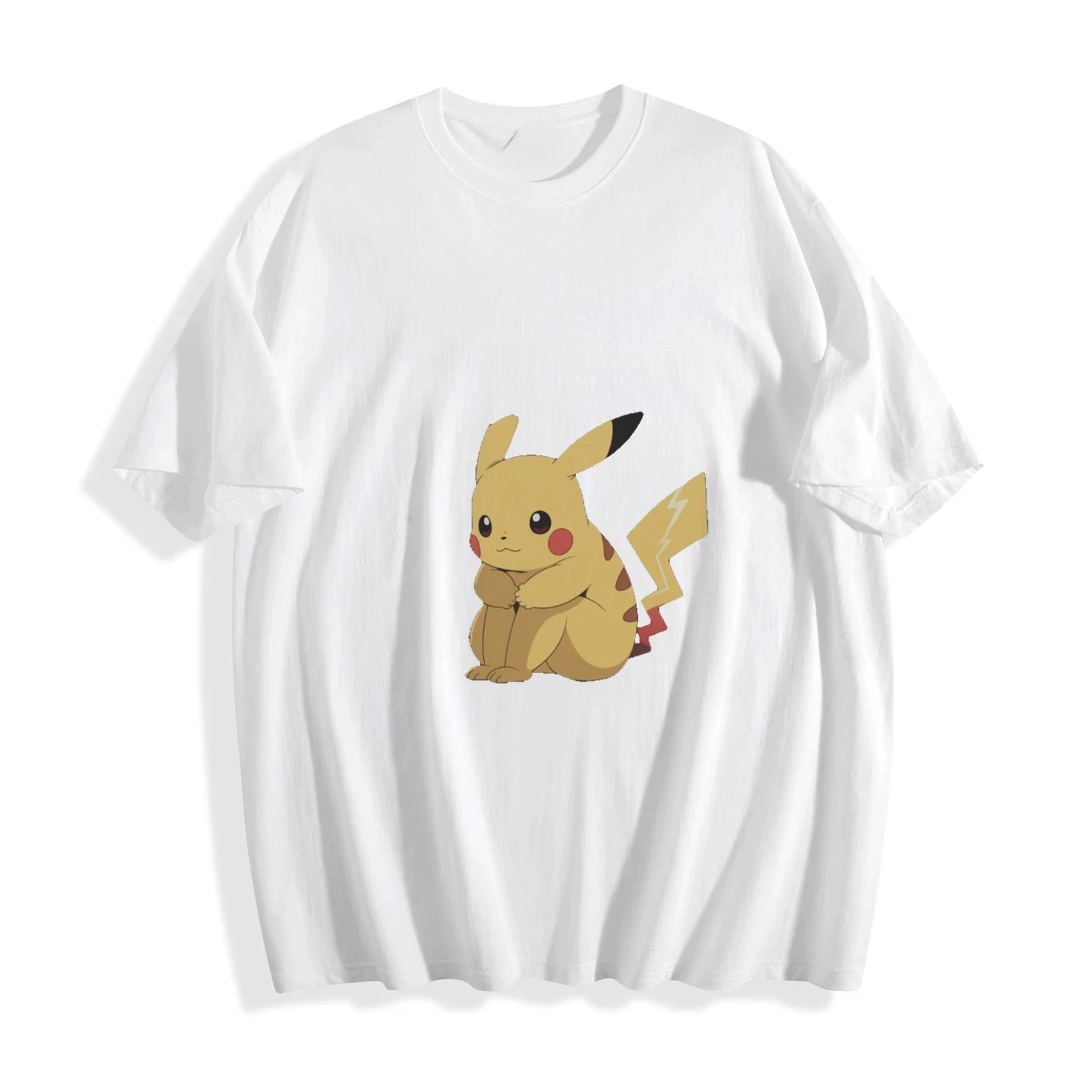 Летняя футболка Potdemiel Pikachu из чистого хлопка, дышащая модная универсальная уличная одежда унисекс, повседневная свободная одежда большого размера с коротким рукавом
Летняя футболка Potdemiel Pikachu из чистого хлопка, дышащая модная универсальная уличная одежда унисекс, повседневная свободная одежда большого размера с коротким рукавом