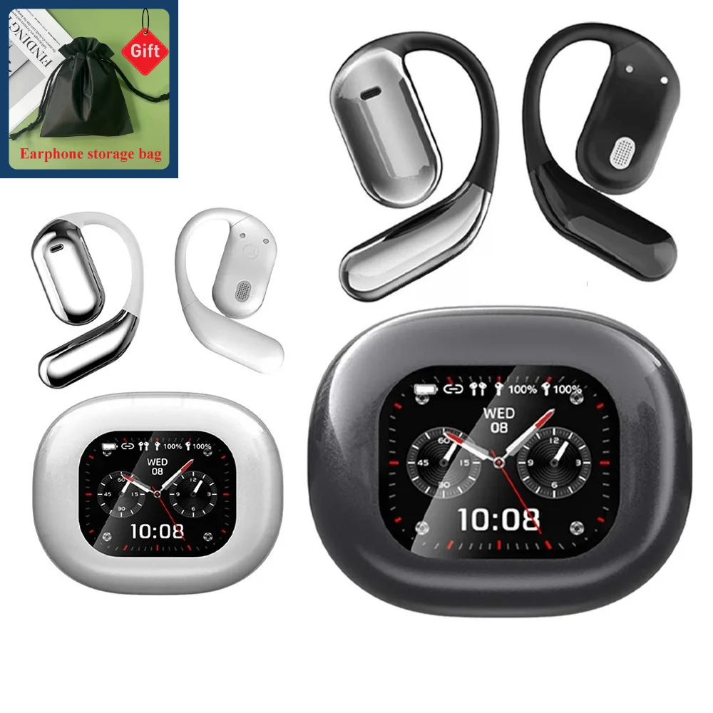 AI Translation Earbuds Smart Touch Full Color Screen OWS Bone Conduction Bluetooth 5.4 Rechargeable IPX7 Sports Hifi Headphones
AI Translation Earbuds Smart Touch Full Color Screen OWS Bone Conduction Bluetooth 5.4 Rechargeable IPX7 Sports Hifi Headphones