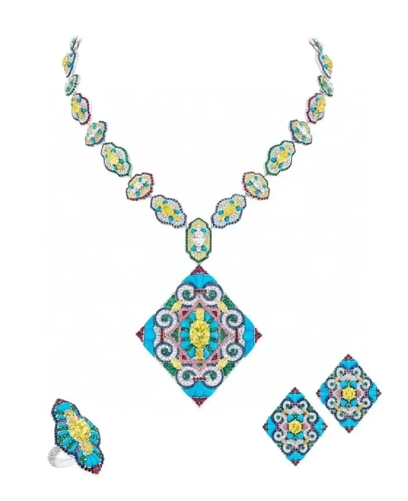 KQDANCE Роскошный комплект украшений из стерлингового серебра 925 пробы с синим бирюзовым камнем: колье, серьги, кольца для женщин
KQDANCE Роскошный комплект украшений из стерлингового серебра 925 пробы с синим бирюзовым камнем: колье, серьги, кольца для женщин