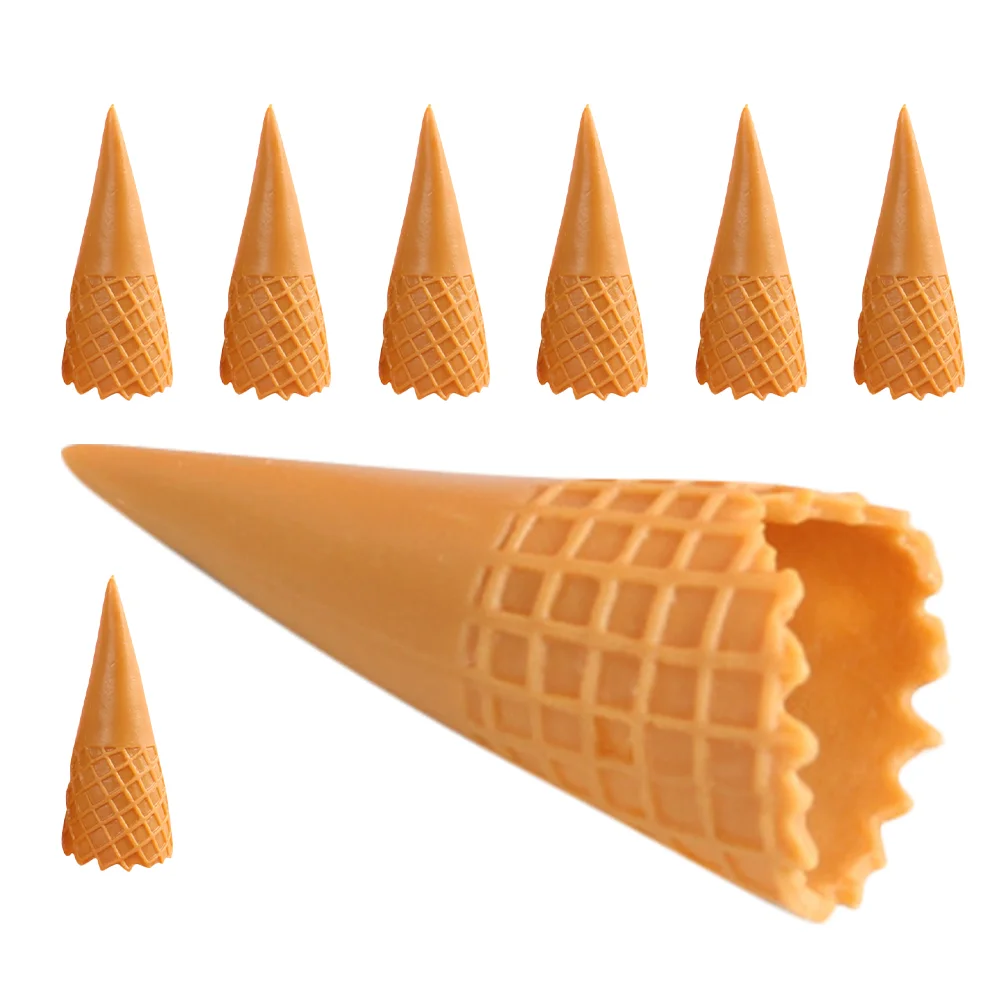 8 PCS Ice Cream Miniature Crispy Cone Model Cones Models Inflatable Light Brown
8 PCS Ice Cream Miniature Crispy Cone Model Cones Models Inflatable Light Brown