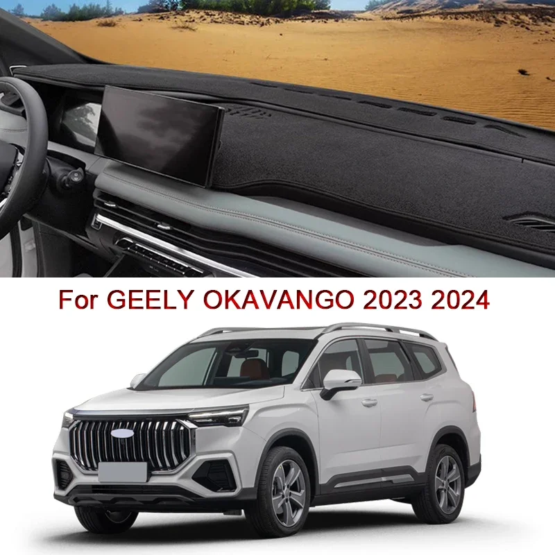 Стайлинг автомобиля для GEELY OKAVANGO 2023 2024 2025, коврик для приборной панели автомобиля, защитный внутренний коврик для защиты от накладок, чехол для подушки, автоаксессуар
Стайлинг автомобиля для GEELY OKAVANGO 2023 2024 2025, коврик для приборной панели автомобиля, защитный внутренний коврик для защиты от накладок, чехол для подушки, автоаксессуар