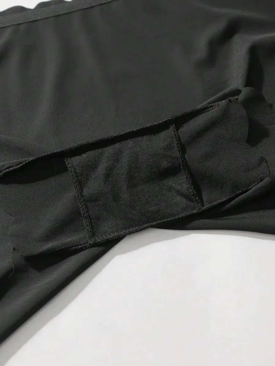 3-Pack Solid Black Under Shorts For Women With Ruffled Edge
3-Pack Solid Black Under Shorts For Women With Ruffled Edge