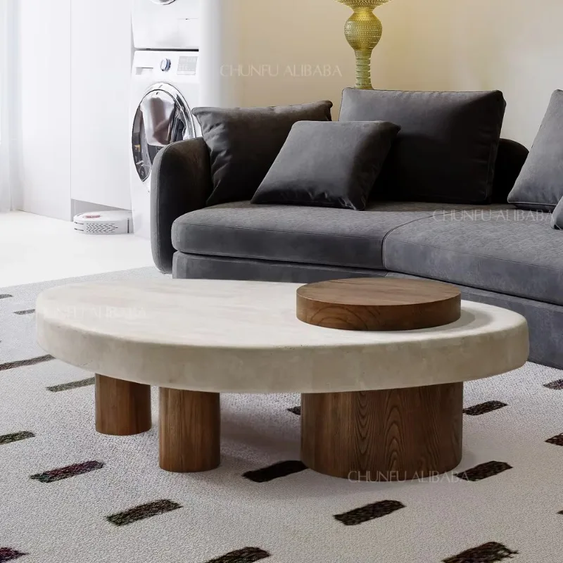 Modern Minimalist Luxury Natural Stone Solid Wood Combination Tea Table Hotel Living Room Travertine Coffee Table
Modern Minimalist Luxury Natural Stone Solid Wood Combination Tea Table Hotel Living Room Travertine Coffee Table