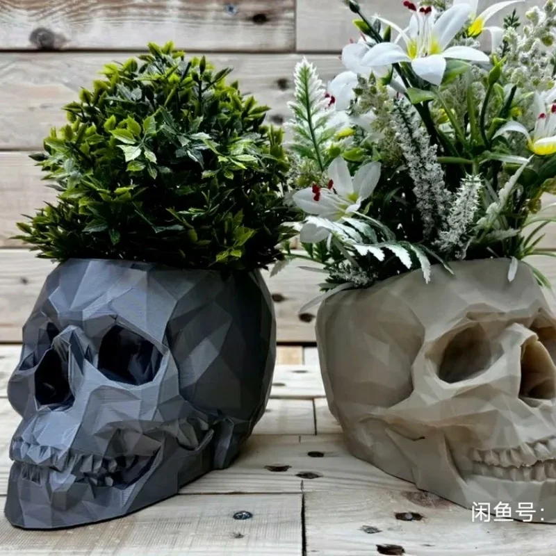 Silicone mold paired with exquisite geometric skull vase DIY production resin gypsum vase handicrafts home decoration tools
Silicone mold paired with exquisite geometric skull vase DIY production resin gypsum vase handicrafts home decoration tools