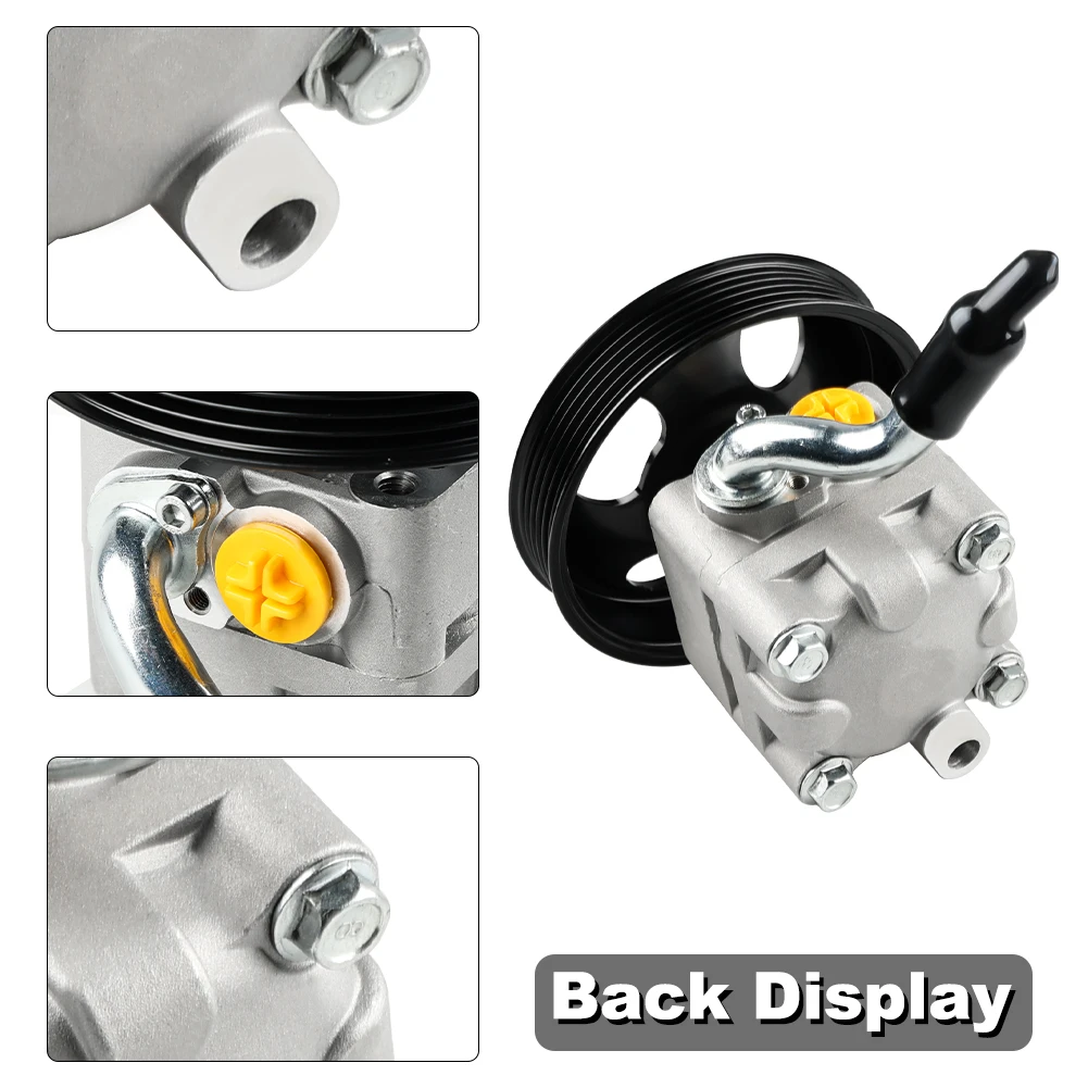 49110EG000 Power Steering Pump With The Pulley For Infiniti G25 V6 2.5L 2011-2012 M35 V6 3.5L 2006-2008 49110-EG000 49110-JK000
49110EG000 Power Steering Pump With The Pulley For Infiniti G25 V6 2.5L 2011-2012 M35 V6 3.5L 2006-2008 49110-EG000 49110-JK000