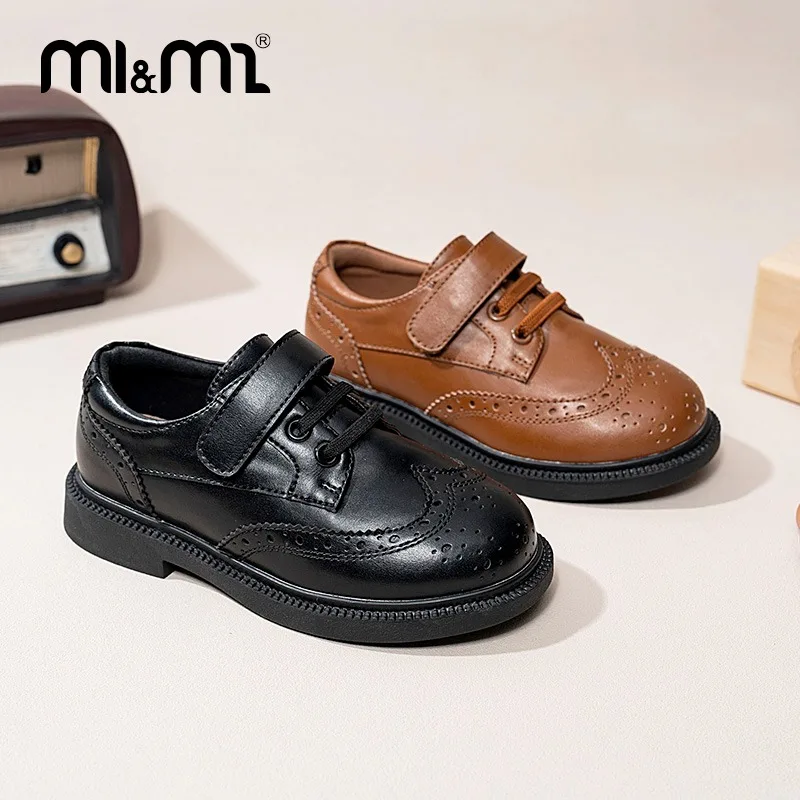 M1&M2 Boys Casual Shoes Fashion Autumn Toddler Evening Party Uniform School Shoes for Gentleman Boy PU Leather Round Toe Shoes
M1&M2 Boys Casual Shoes Fashion Autumn Toddler Evening Party Uniform School Shoes for Gentleman Boy PU Leather Round Toe Shoes