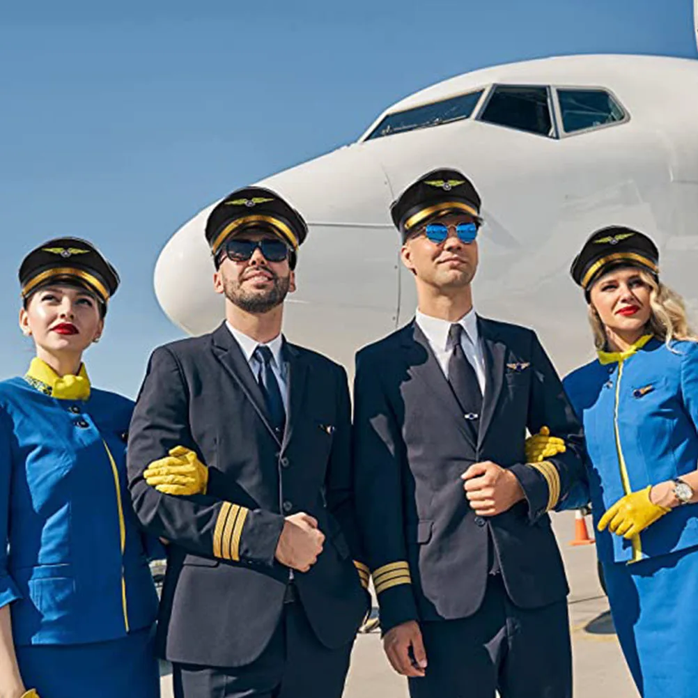 Pilot Hat for Kids Children Flight Attendant Costume Adjustable Size Fits Most Perfect Halloween Cosplay Party Stage Performance
Pilot Hat for Kids Children Flight Attendant Costume Adjustable Size Fits Most Perfect Halloween Cosplay Party Stage Performance