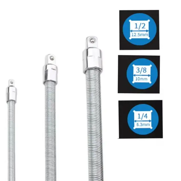 4 шт., набор гибких удлинителей с удлинителем с храповым ключом для узких углов и ограниченного пространства, аксессуары для ручных инструментов
4 шт., набор гибких удлинителей с удлинителем с храповым ключом для узких углов и ограниченного пространства, аксессуары для ручных инструментов