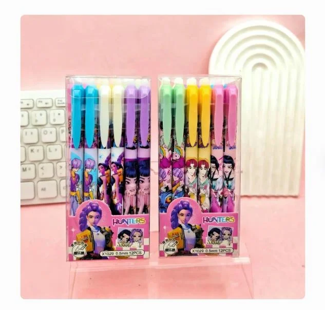 NEW Kpop Demon Hunters 0.5mm Erasable Gel Pen - Refillable & Retractable Black Ink Friction Pen for School Office Supplies
NEW Kpop Demon Hunters 0.5mm Erasable Gel Pen - Refillable & Retractable Black Ink Friction Pen for School Office Supplies