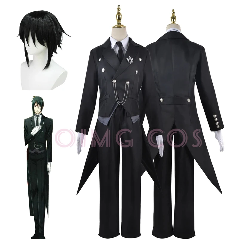 ❤2026❤ Sebastian Michaelis Cosplay Costume Black Butler Adult Carnival Uniform Wig Anime Halloween Party Costumes Masquerade Wo❤
❤2026❤ Sebastian Michaelis Cosplay Costume Black Butler Adult Carnival Uniform Wig Anime Halloween Party Costumes Masquerade Wo❤