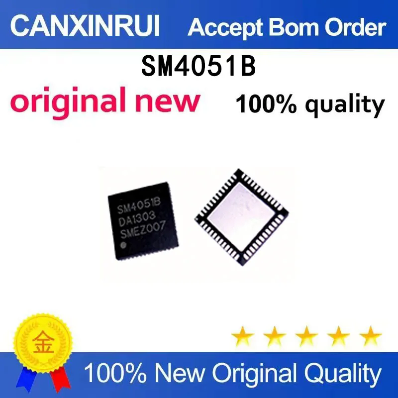 (5-100 pieces)Brand new original SM4051B SM40518 QFN48 integrated circuit chip IC
(5-100 pieces)Brand new original SM4051B SM40518 QFN48 integrated circuit chip IC