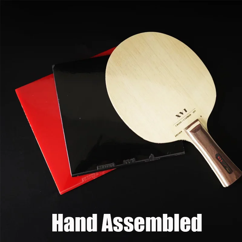 Hand Assembled XVT ARCHER-B Carbon with Feather Table Tennis Bat/ Table Tennis Racket
Hand Assembled XVT ARCHER-B Carbon with Feather Table Tennis Bat/ Table Tennis Racket
