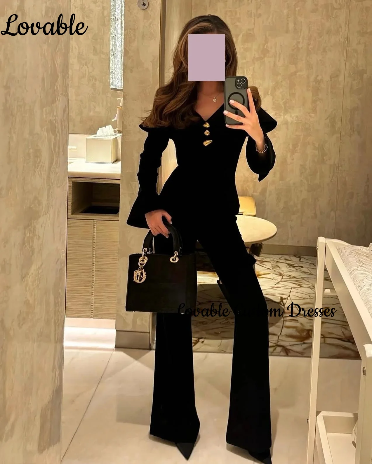 فساتين سهرة Black V-Neck Ball-Gown Long Sleeves Formal Occasion Dresses Ruffle Dresses For Special Events Party Dresses
فساتين سهرة Black V-Neck Ball-Gown Long Sleeves Formal Occasion Dresses Ruffle Dresses For Special Events Party Dresses