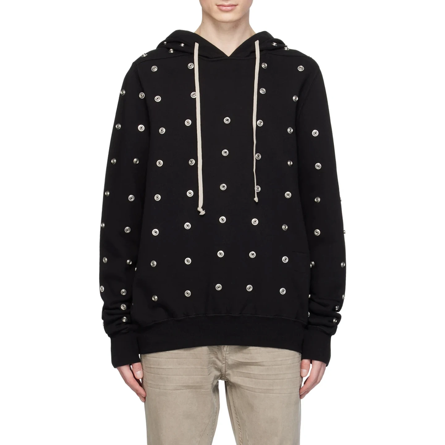 Metallic Rivet Decorated Hoodie Sweatirt for Men Punk RO Sle Straight Cut Long Sve Casual Faion Urban Couple Wear
Metallic Rivet Decorated Hoodie Sweatirt for Men Punk RO Sle Straight Cut Long Sve Casual Faion Urban Couple Wear