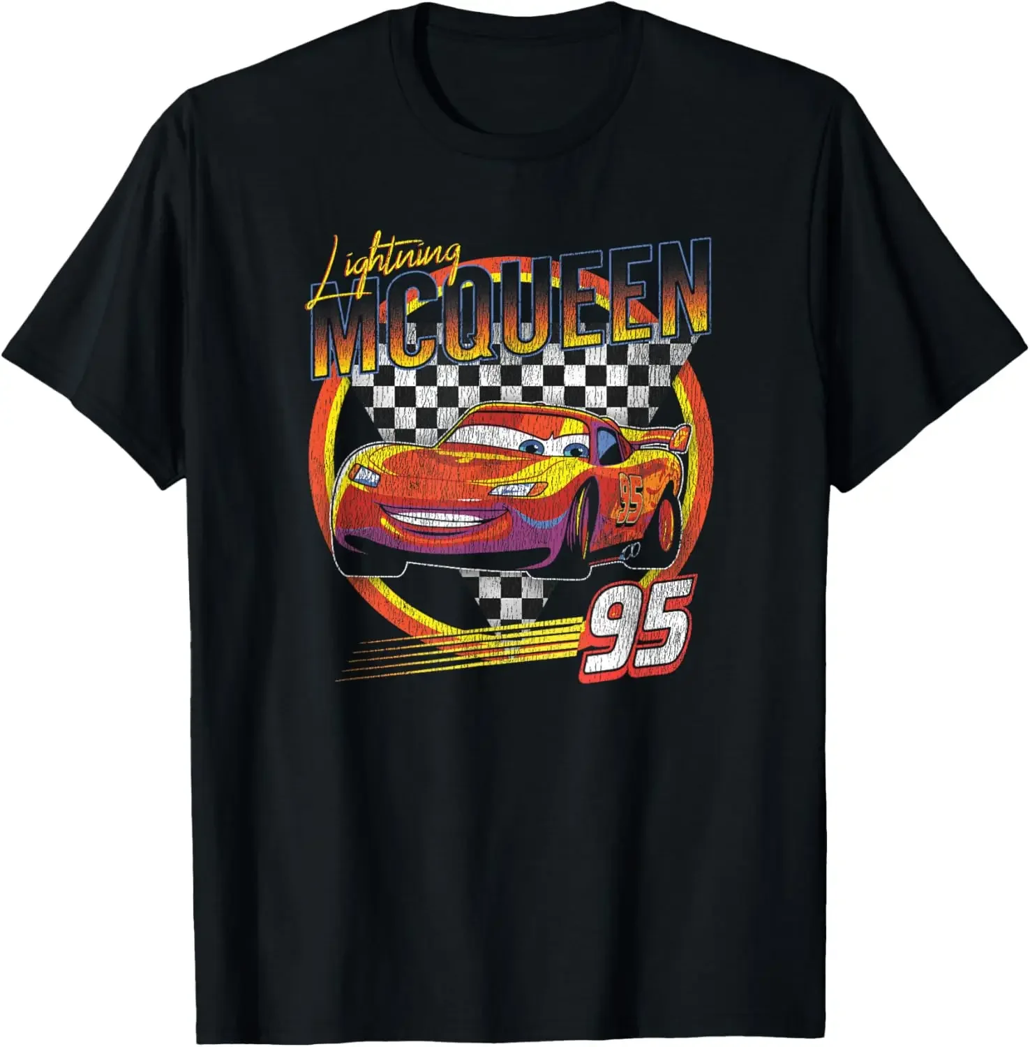 Disney Pixar Cars Lightning McQueen Retro Racing T-Shirt Couple Unisex Summer Cotton Men's Women Top Tee Casual Trendy Oversized
Disney Pixar Cars Lightning McQueen Retro Racing T-Shirt Couple Unisex Summer Cotton Men's Women Top Tee Casual Trendy Oversized