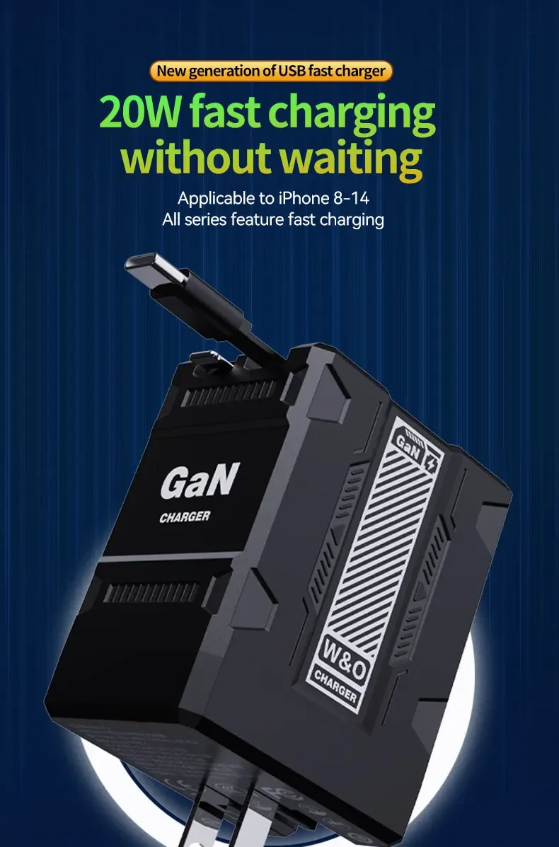 Total 20W USB Type-C Charger GaN Fast Charging Wall Charger For iPhone Samsung Xiaomi Quick Charge US Plug Phone Charger Adapter
Total 20W USB Type-C Charger GaN Fast Charging Wall Charger For iPhone Samsung Xiaomi Quick Charge US Plug Phone Charger Adapter