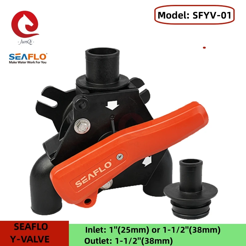 SEAFLO Marine Waste Tank Y-Valve Marine Toilet Drain Valve For Boats And RVs,1" Or 1-1/2" Inches Hose
SEAFLO Marine Waste Tank Y-Valve Marine Toilet Drain Valve For Boats And RVs,1" Or 1-1/2" Inches Hose
