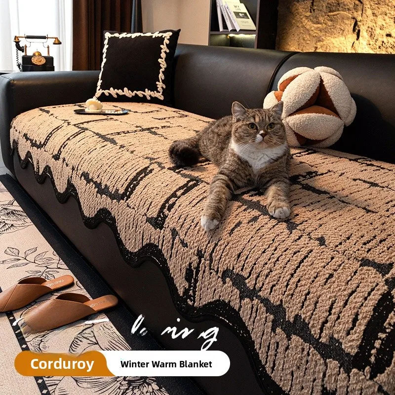 Leather Sofa Cushion Autumn Winter Irregular Shape Scratch Proof Cover Cloth Strip Full Wrap Style Sofa Pad
Leather Sofa Cushion Autumn Winter Irregular Shape Scratch Proof Cover Cloth Strip Full Wrap Style Sofa Pad