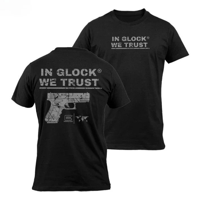 Men's Breathable Sport Tactics Glock Graphic Print Tees Leisure Fashion Short Sleeve Cotton T-shirt Summer Brand Streetwear Top
Men's Breathable Sport Tactics Glock Graphic Print Tees Leisure Fashion Short Sleeve Cotton T-shirt Summer Brand Streetwear Top