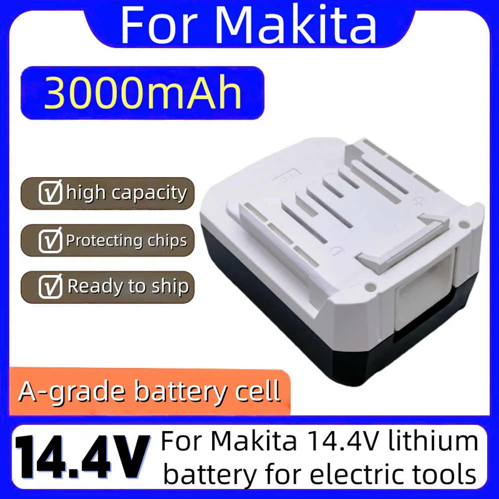 For Makita Mak BL1415G BL1413G BL1460G DC18WA UH480D UH520D UM165D UR140D Power Tool 14.4V 3000mAh Li-Ion Battery
For Makita Mak BL1415G BL1413G BL1460G DC18WA UH480D UH520D UM165D UR140D Power Tool 14.4V 3000mAh Li-Ion Battery