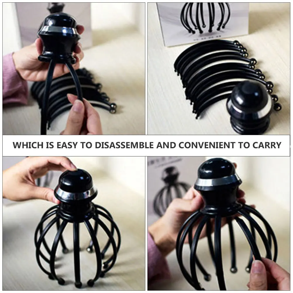 1Pcs Head Scalp Massage Claw Electric Handheld Massager Detachable Steel Ball Stress Relief Promote Blood Circulation Relax
1Pcs Head Scalp Massage Claw Electric Handheld Massager Detachable Steel Ball Stress Relief Promote Blood Circulation Relax