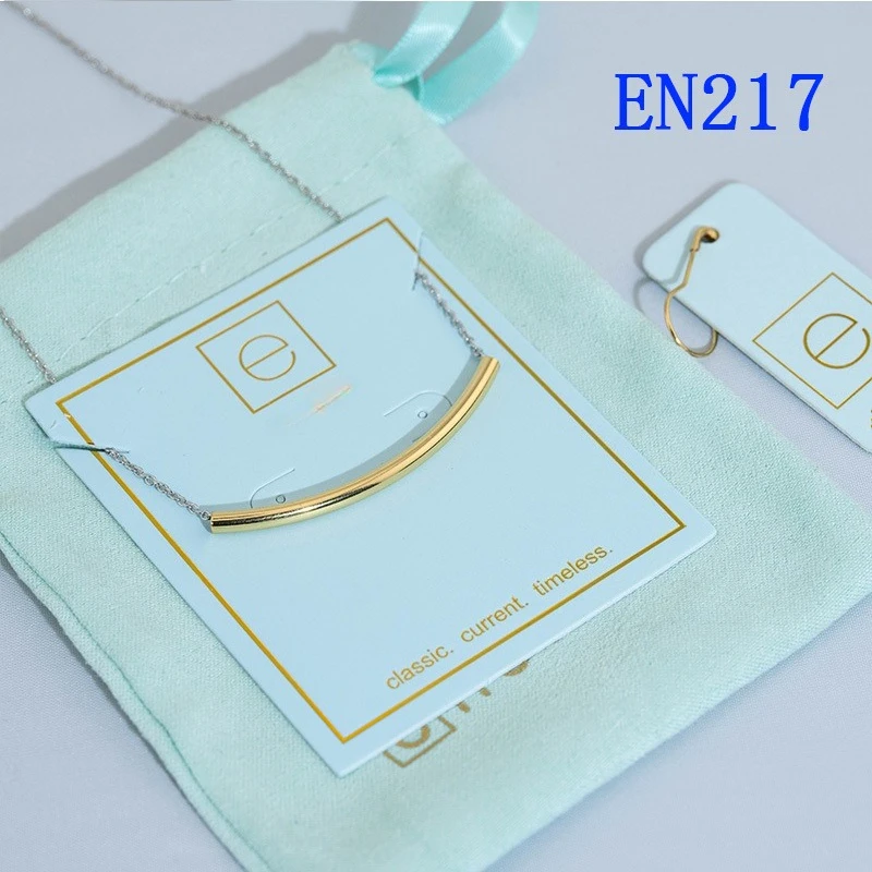 VKVVA Curved Tube Two-tone Pendant Necklace for Women Girl Fashion Jewelry Unique Birthday Gifts
VKVVA Curved Tube Two-tone Pendant Necklace for Women Girl Fashion Jewelry Unique Birthday Gifts