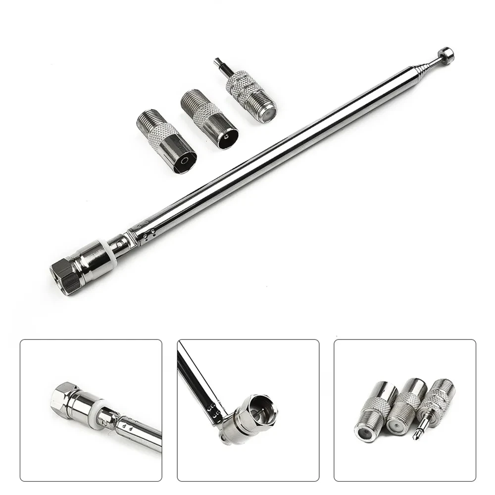 Universal 7 Sections 750mm Telescopic DAB FM Radio Aerial Antenna Adapter for HiFi AV Receiver Mini System
Universal 7 Sections 750mm Telescopic DAB FM Radio Aerial Antenna Adapter for HiFi AV Receiver Mini System