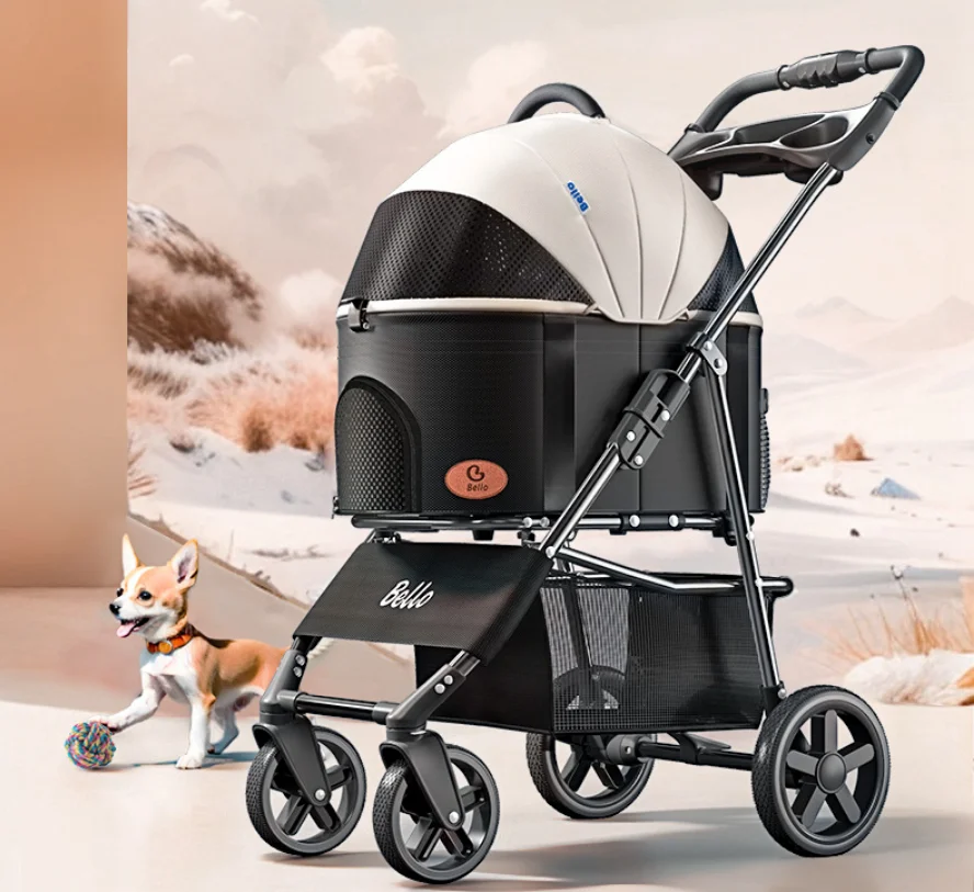 Foldable Pet Stroller 4-Wheel Dog Travel Stroller Cat Dog Baby with Storage Basket Outdoor Cat Dog Transporter
Foldable Pet Stroller 4-Wheel Dog Travel Stroller Cat Dog Baby with Storage Basket Outdoor Cat Dog Transporter