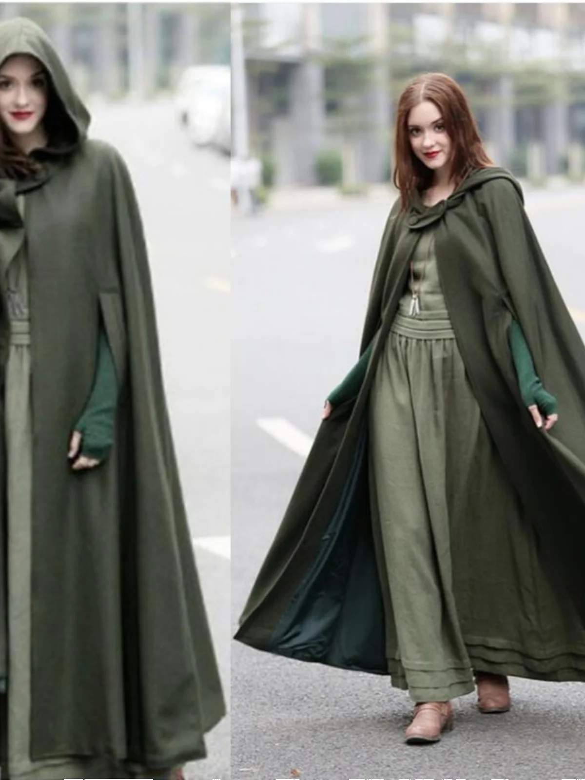 Elegant Long Hooded Shawl Coat with Belt in Four Colors Street Style Polyester Fiber Pure Color Winter Spring Autumn Coat
Elegant Long Hooded Shawl Coat with Belt in Four Colors Street Style Polyester Fiber Pure Color Winter Spring Autumn Coat