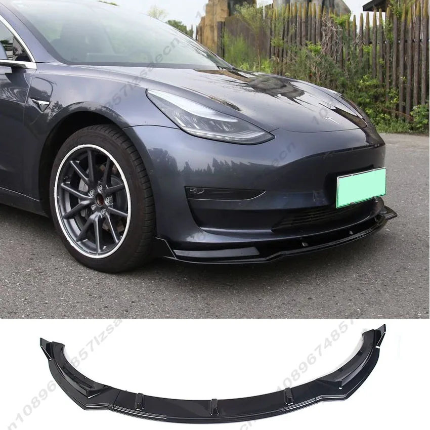 For Tesla Model 3 2017-2020 Front Bumper Lip Splitter Chin Diffuser Body Kit Spoiler Deflector Tuning Accessories Gloss Black
For Tesla Model 3 2017-2020 Front Bumper Lip Splitter Chin Diffuser Body Kit Spoiler Deflector Tuning Accessories Gloss Black