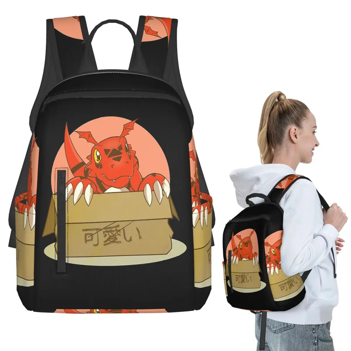 Guilmon In The Box Digimon Classic Backpack Student BookBag Kids School Bag Laptop Shoulder Bags Boys Girls
Guilmon In The Box Digimon Classic Backpack Student BookBag Kids School Bag Laptop Shoulder Bags Boys Girls