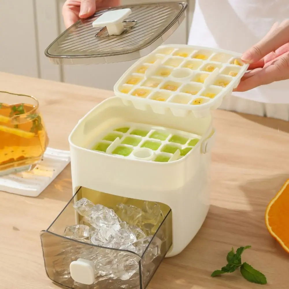 Easy Clean Handheld Ice Cube Mold Double-layer Press Type Ice Grid Tray Creative Food Grade Ice Storage Refrigerator
Easy Clean Handheld Ice Cube Mold Double-layer Press Type Ice Grid Tray Creative Food Grade Ice Storage Refrigerator