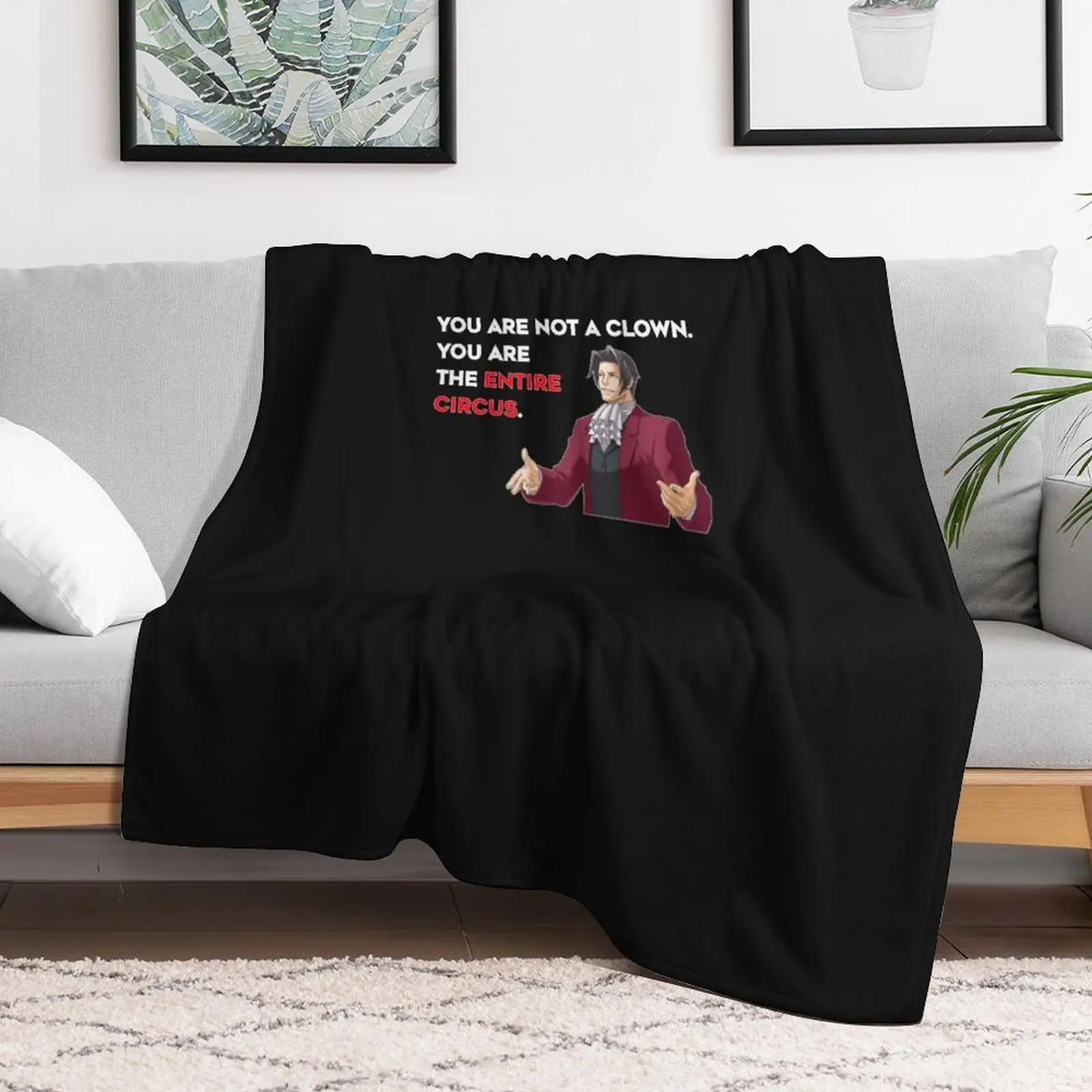 Miles Edgeworth Entire Circus Quote Essential T-Shirt Throw Blanket Decoratives Designers Picnic Warm Blankets
Miles Edgeworth Entire Circus Quote Essential T-Shirt Throw Blanket Decoratives Designers Picnic Warm Blankets