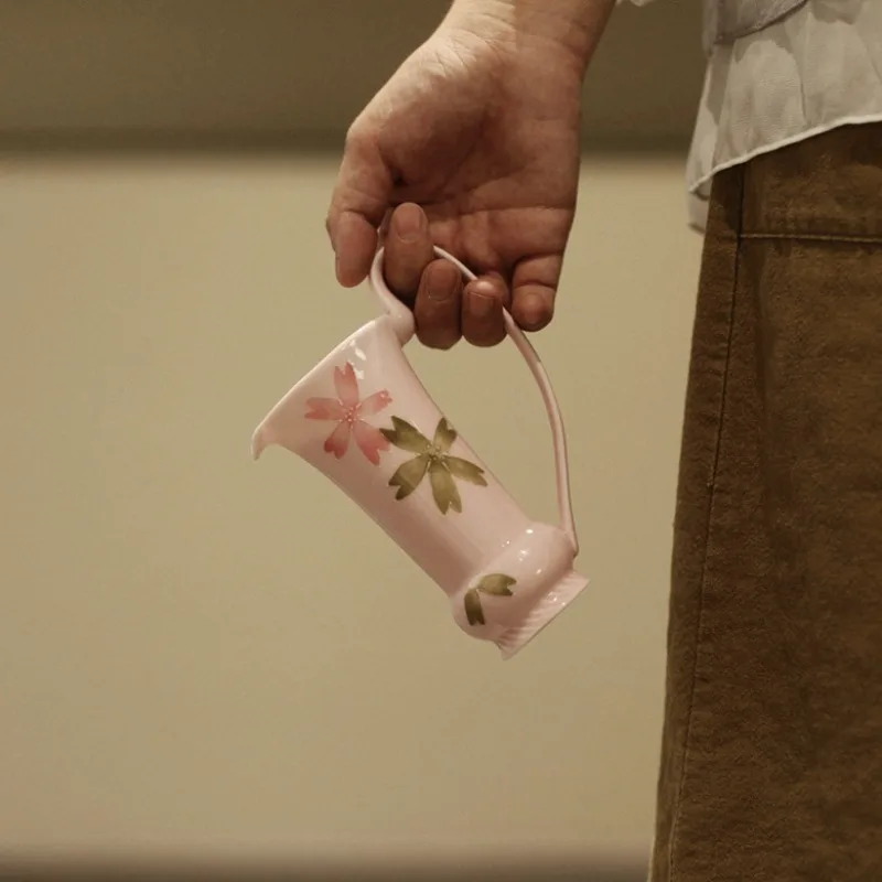 Tender Pink Cherry Blossom Ear Lifting Small Male Cup Ceramic Underglaze Color Hand Painted Tea Cup
Tender Pink Cherry Blossom Ear Lifting Small Male Cup Ceramic Underglaze Color Hand Painted Tea Cup