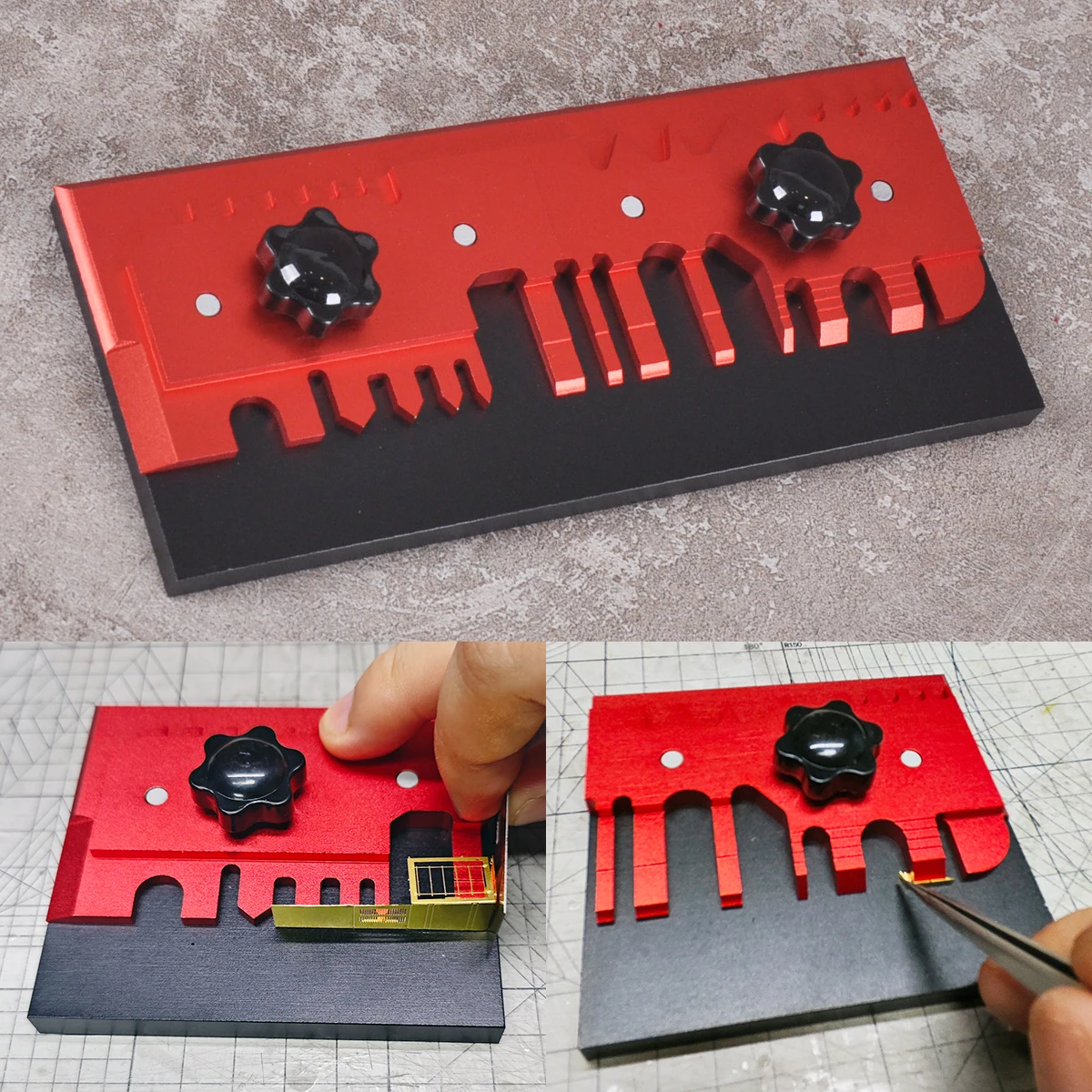 Desktop Scale Model kit Assembly Tools Photo Etched Parts Bender PE copper stainless steel bend bench vise tongs cutting nippers
Desktop Scale Model kit Assembly Tools Photo Etched Parts Bender PE copper stainless steel bend bench vise tongs cutting nippers