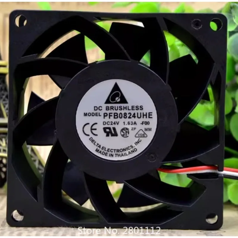 New CPU Cooler Fan for Delta PFB0824UHE 8038 24V 1.63A 8CM Inverter Cooling Fan 80 * 80 * 38MM
New CPU Cooler Fan for Delta PFB0824UHE 8038 24V 1.63A 8CM Inverter Cooling Fan 80 * 80 * 38MM