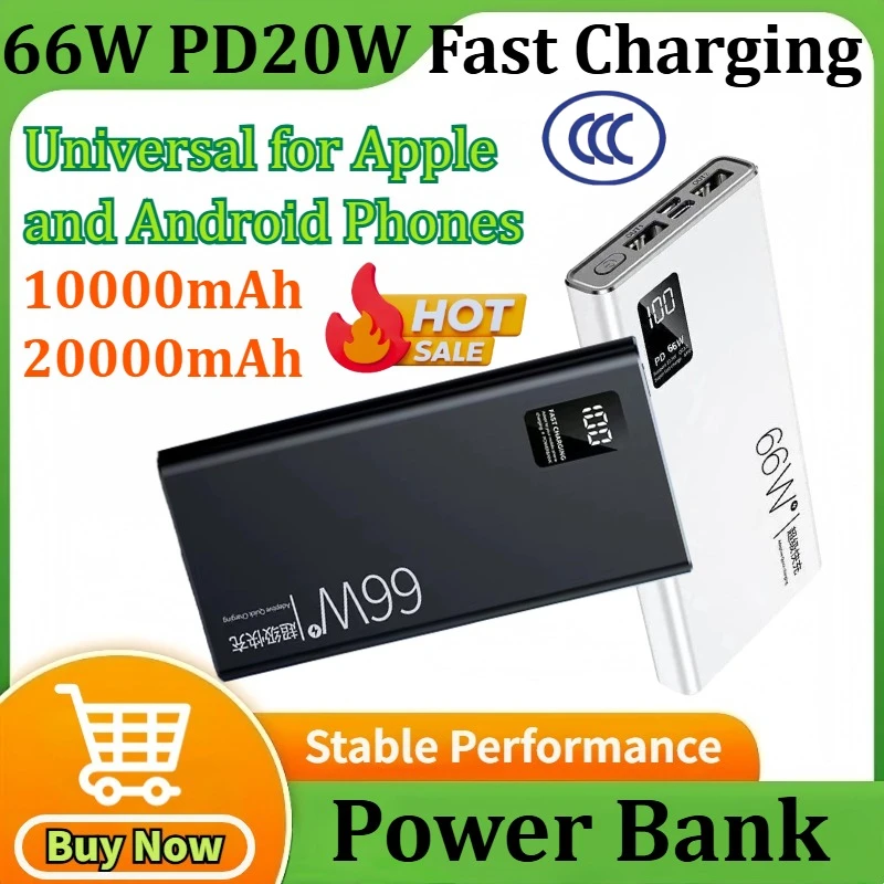 10000-20000mAh 66W for 3C Power Bank PD20W Fast Charging Power bank Portable Charger for iPhone for Xiaomi for Samsung for OPPO
10000-20000mAh 66W for 3C Power Bank PD20W Fast Charging Power bank Portable Charger for iPhone for Xiaomi for Samsung for OPPO