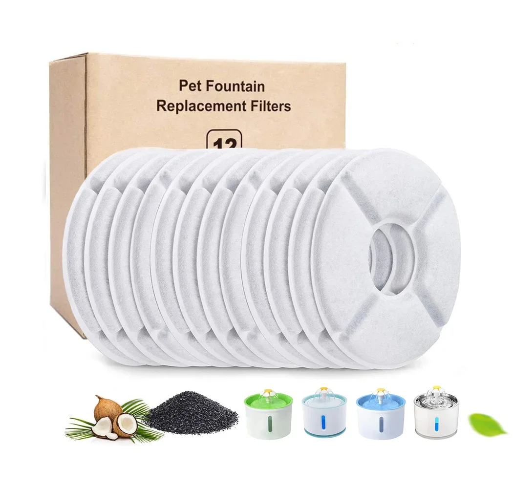 Activated Carbon Filters For Automatic Cat Fountain Water Feeder Replacement Drinking Filter Core Pet Accessories
Activated Carbon Filters For Automatic Cat Fountain Water Feeder Replacement Drinking Filter Core Pet Accessories