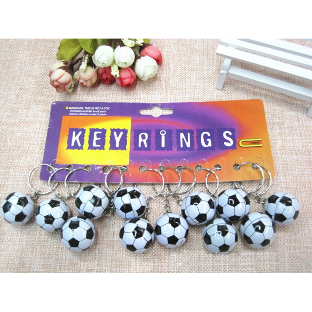 12pcs Keychain Keychain Creative Keyrings Portable Sports Football Key Holder Holder Unique Sturdy Gifts Souvenir
12pcs Keychain Keychain Creative Keyrings Portable Sports Football Key Holder Holder Unique Sturdy Gifts Souvenir
