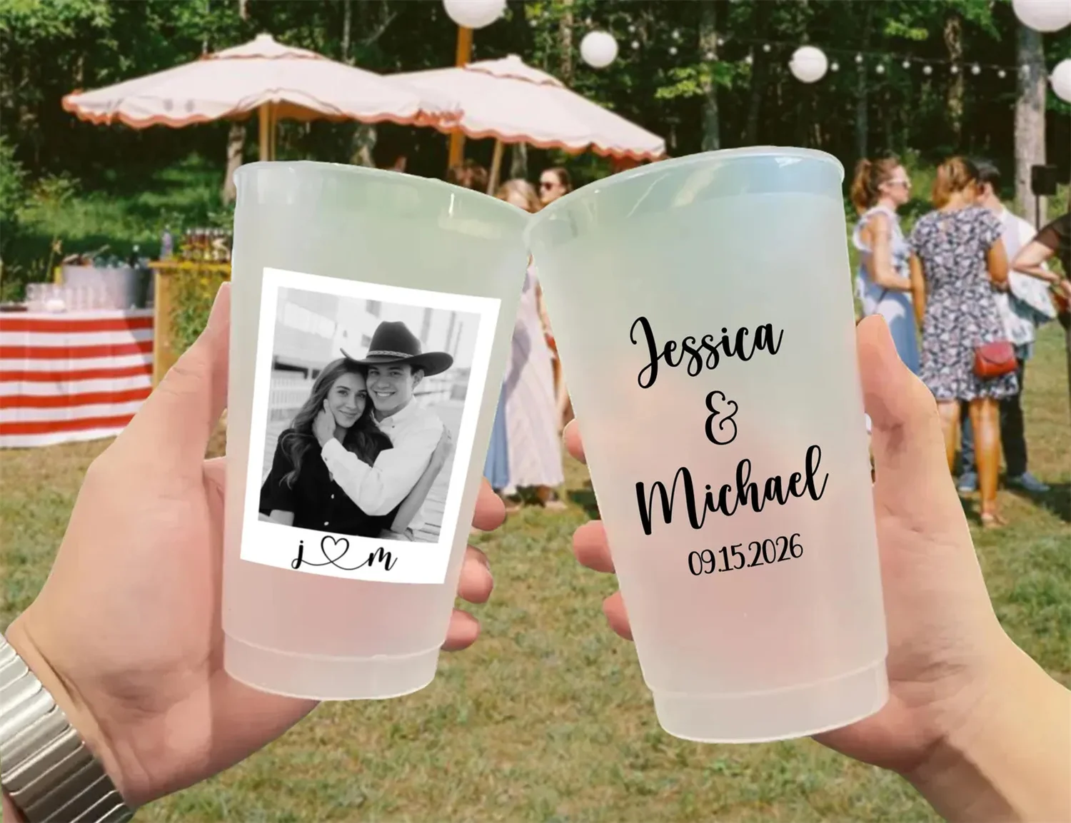 Custom Wedding Frosted Cups with Photo, Wedding Bar Cocktail Cups, Double-sided Shatterproof Cups, Wedding Decor, Wedding Initia
Custom Wedding Frosted Cups with Photo, Wedding Bar Cocktail Cups, Double-sided Shatterproof Cups, Wedding Decor, Wedding Initia