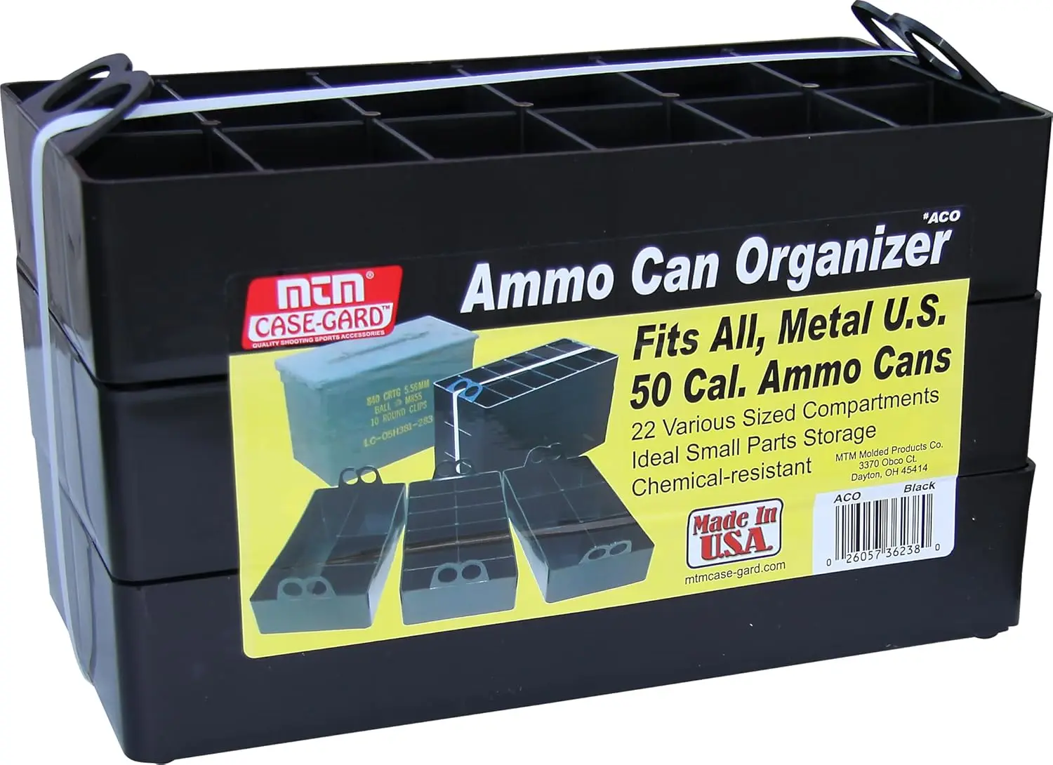 Ammo Can Organizer Trays, 3-Pack for 50 Caliber Cans, Mobile Small Parts Storage for Screws, Nails, Bolts, Hardware, Black
Ammo Can Organizer Trays, 3-Pack for 50 Caliber Cans, Mobile Small Parts Storage for Screws, Nails, Bolts, Hardware, Black