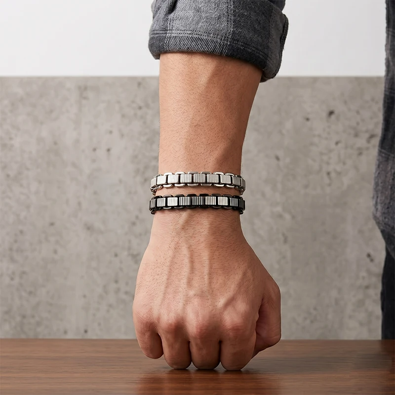 Men Women Stainless Steel Bracelet Classic Square Link Chain Bangle Punk Wristband Jewelry Gift Silver Black Color Cuban link
Men Women Stainless Steel Bracelet Classic Square Link Chain Bangle Punk Wristband Jewelry Gift Silver Black Color Cuban link